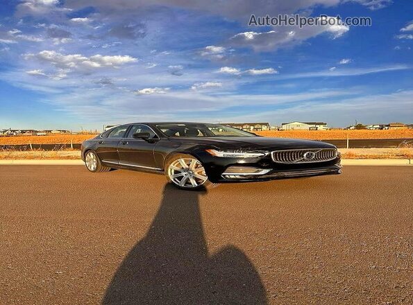 YV1A22ML4H1007385 2017 VOLVO S90 Black Vista tres cuartos delantera izquierda