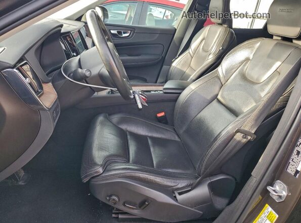 YV4102DL9L1474383 2020 VOLVO XC60 Gray Vista interior delantera