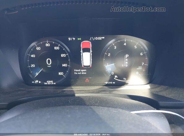 YV4102NK2J1021385 2018 VOLVO V90 CROSS COUNTRY Gray Vista de los asientos traseros