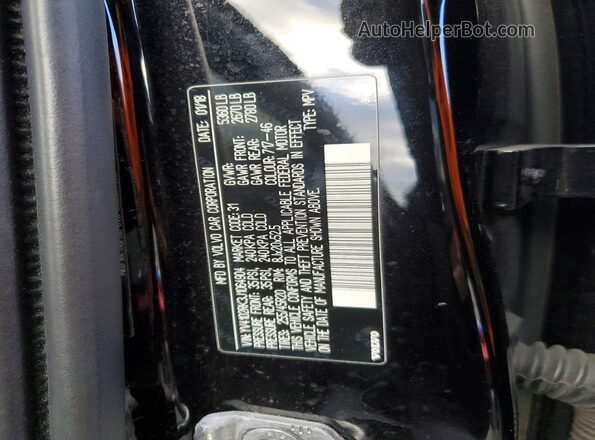 YV4102RK3J1064904 2018 VOLVO XC60 Черный Вид наклейки с VIN-кодом