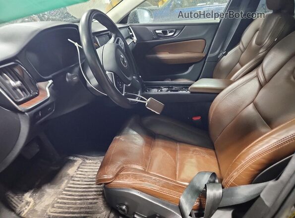 YV4102WK1L1040401 2020 VOLVO V60 Charcoal Vista interior delantera