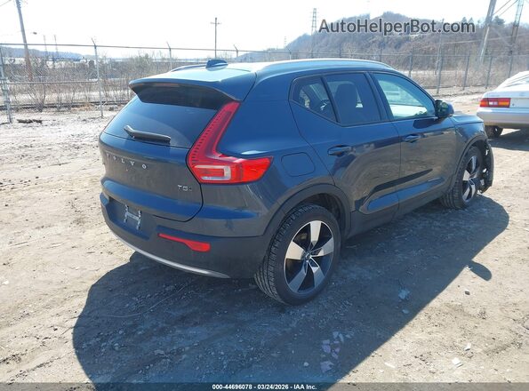 YV4162UKXM2396438 2021 VOLVO XC40 Blue Задня права чверть