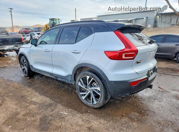 YV4162UM2M2460389 2021 VOLVO XC40 Gray Rear left