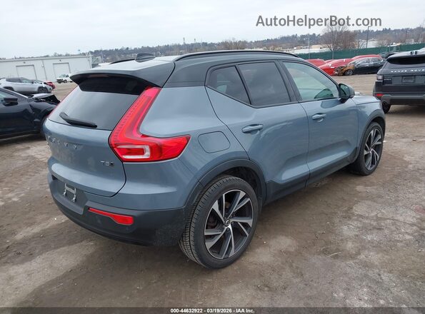 YV4162UM4N2648977 2022 VOLVO XC40 Серый Задняя правая четверть