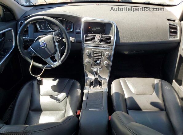 YV440MDKXG2901229 2016 VOLVO XC60 Black Вид панелі приладів