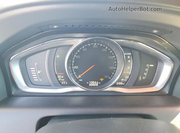 YV440MDU6H2043177 2017 VOLVO XC60 Серый Вид щитка приборов