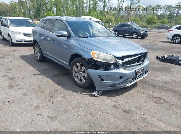 YV440MRU3H2157744 2017 VOLVO XC60 Light Blue Передняя правая четверть