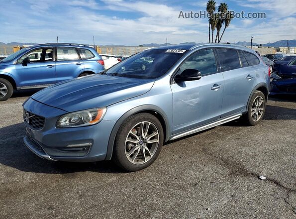 YV440MWK5J2050039 2018 VOLVO V60 Синий Передняя левая четверть