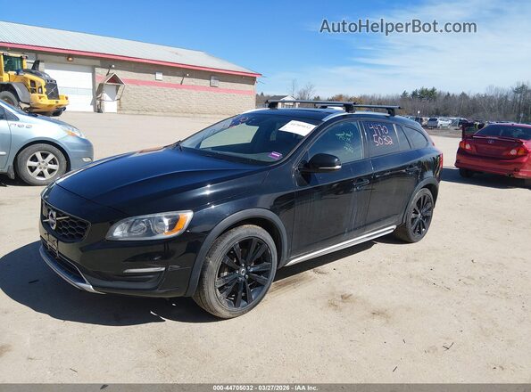 YV440MWK6H1025814 2017 VOLVO V60 CROSS COUNTRY Black წინა მარცხენა ხედი სამი მეოთხედიდან