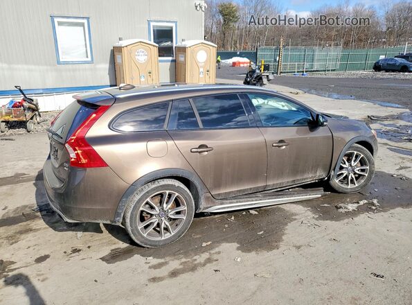 YV4612HK9G1012402 2016 VOLVO V60 Коричневый Задняя правая четверть