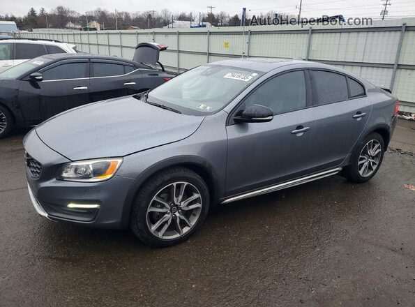YV4612UM1G2000844 2016 VOLVO S60 Gray Przód lewy