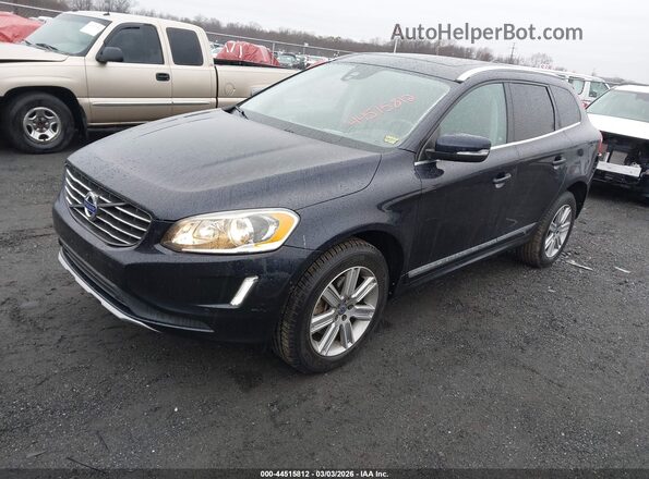 YV4902RK8G2779389 2016 VOLVO XC60 Dark Blue Передняя левая четверть