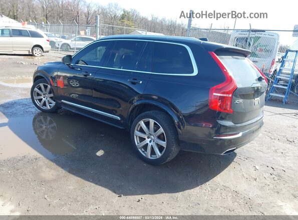 YV4A22PL0G1017425 2016 VOLVO XC90 Black Tył lewy
