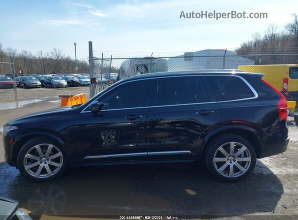 YV4A22PL0G1017425 2016 VOLVO XC90 Black Widok wnętrza 360 stopni