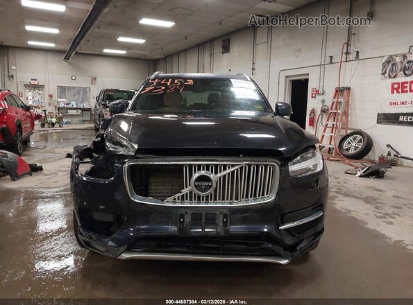 YV4A22PL0H1171084 2017 VOLVO XC90 Синий Вид задней части салона