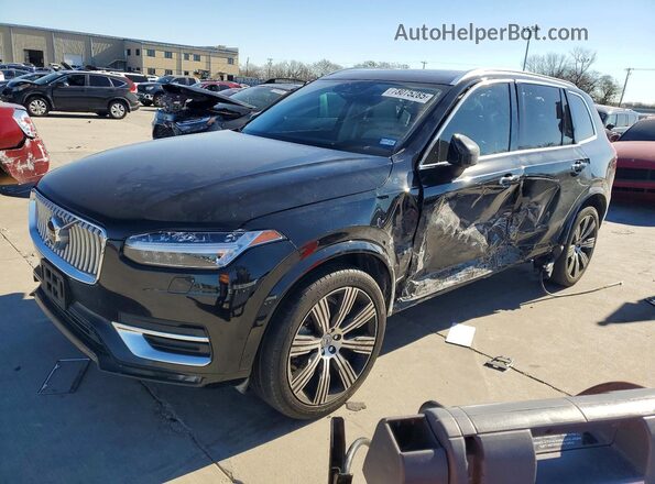 YV4A22PL0N1785631 2022 VOLVO XC90 Черный Передняя левая четверть
