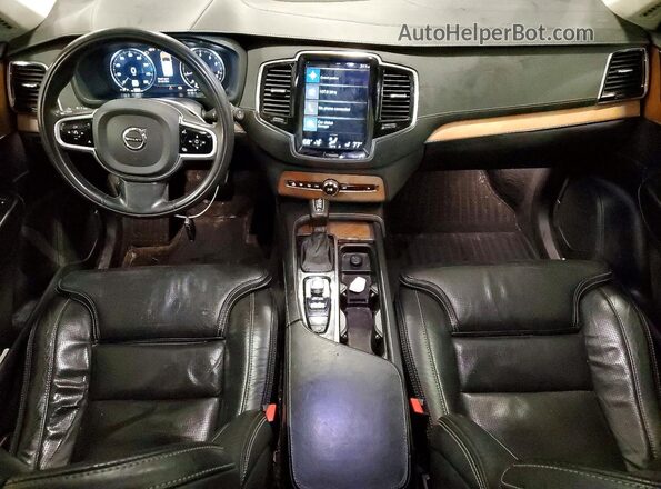 YV4A22PL2K1516686 2019 VOLVO XC90 Gray Առջևի վահանակի տեսք