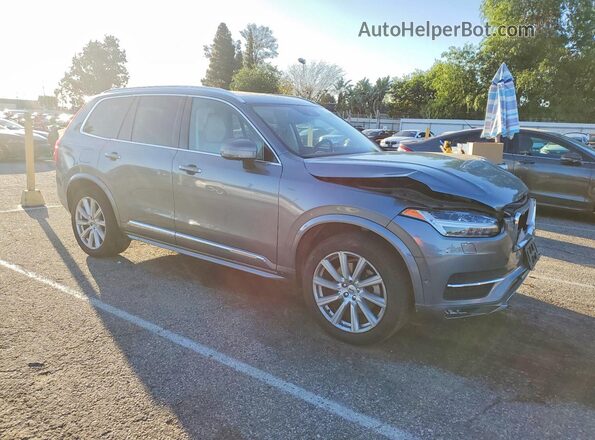YV4A22PL4K1484324 2019 VOLVO XC90 Серый Передняя правая четверть