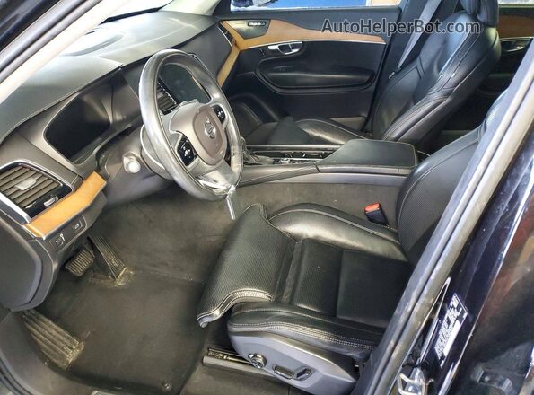 YV4A22PL5K1428215 2019 VOLVO XC90 Черный Вид салона спереди