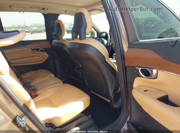 YV4A22PL8G1086489 2016 VOLVO XC90 Brown VIN კოდის სტიკერის ხედი