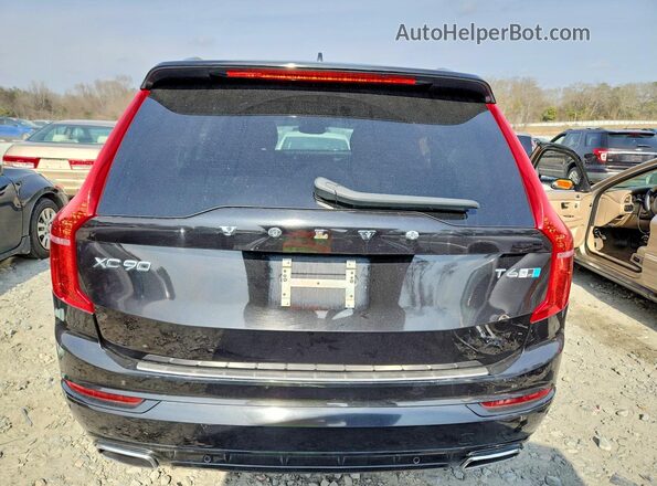 YV4A22PM6K1459997 2019 VOLVO XC90 Black Widok z tyłu