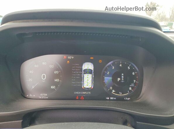 YV4AC2HK7K2090006 2019 VOLVO XC40 Синий Вид щитка приборов