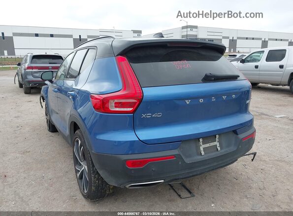 YV4AC2HM7L2324423 2020 VOLVO XC40 Синий Задняя левая четверть