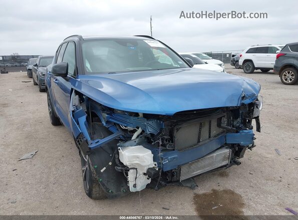 YV4AC2HM7L2324423 2020 VOLVO XC40 Синий Передняя правая четверть