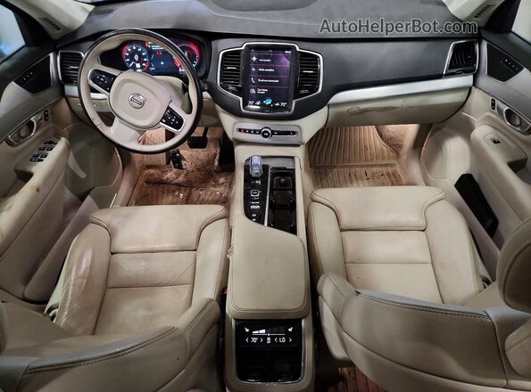 YV4BC0PK2G1081107 2016 VOLVO XC90 Tan Вид панелі приладів