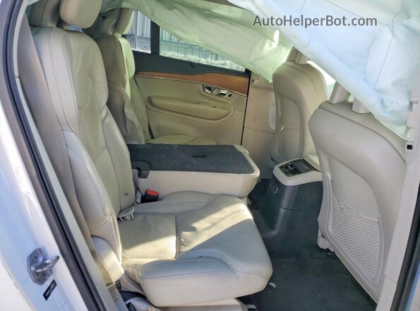 YV4BC0PL0H1107844 2017 VOLVO XC90 White უკანა სალონის ხედი