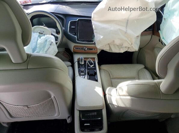 YV4BC0PL0H1107844 2017 VOLVO XC90 White წინა პანელის ხედი