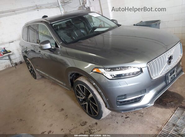 YV4BC0PL0H1163704 2017 VOLVO XC90 HYBRID Gray წინა მარჯვენა