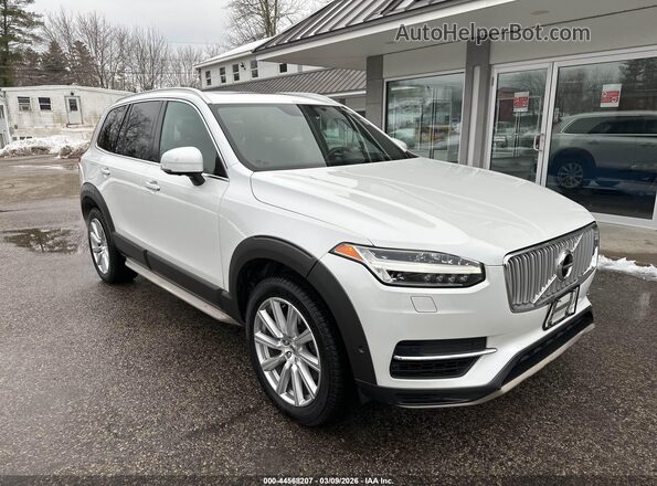 YV4BC0PL2G1042106 2016 VOLVO XC90 Белый Передняя правая четверть