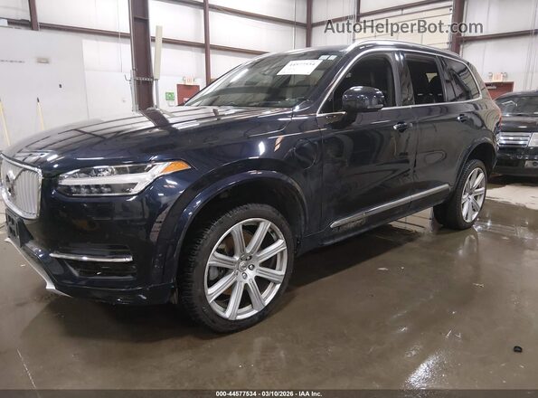 YV4BC0PL5H1184192 2017 VOLVO XC90 HYBRID Blue Front left