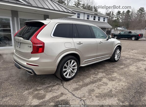 YV4BC0PL9G1048520 2016 VOLVO XC90 HYBRID Champagne Задняя правая четверть