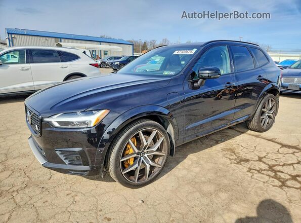 YV4BK0DP3M1715703 2021 VOLVO XC60 Черный Передняя левая четверть