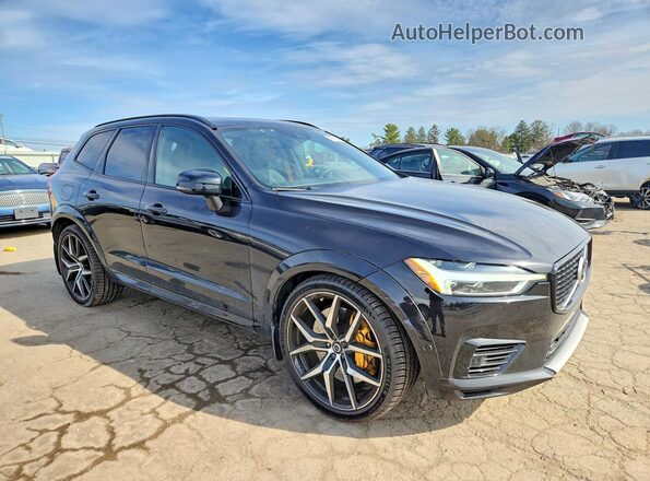 YV4BK0DP3M1715703 2021 VOLVO XC60 Черный Передняя правая четверть