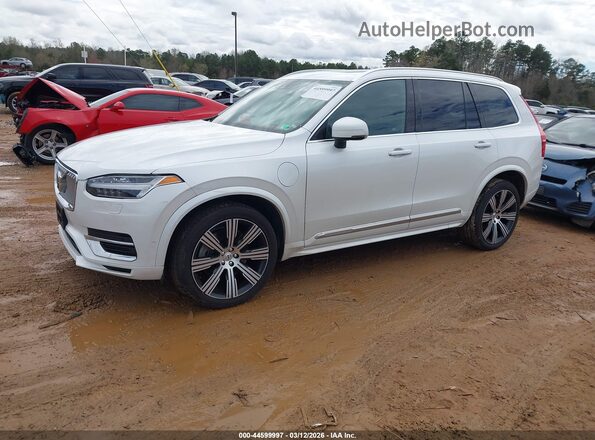 YV4BR0CL4N1803638 2022 VOLVO XC90 RECHARGE PLUG-IN HYBRID Белый Передняя левая четверть