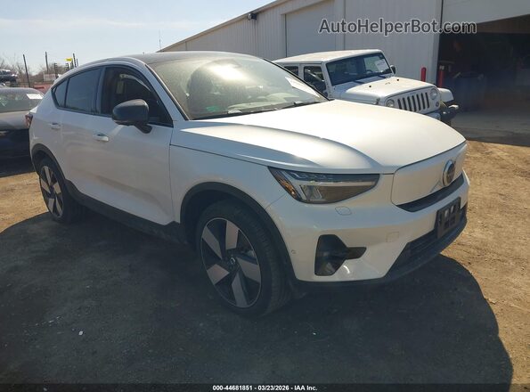 YV4ED3GL4P2064288 2023 VOLVO C40 RECHARGE PURE ELECTRIC White წინა მარჯვენა