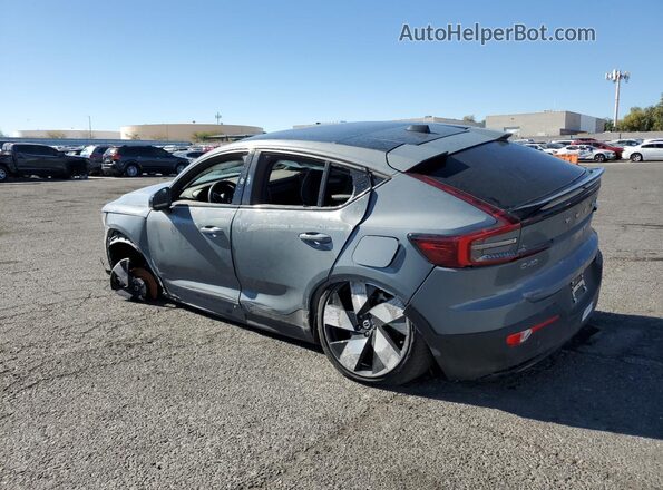 YV4ED3GM7P2041449 2023 VOLVO C40 Синий Задняя левая четверть