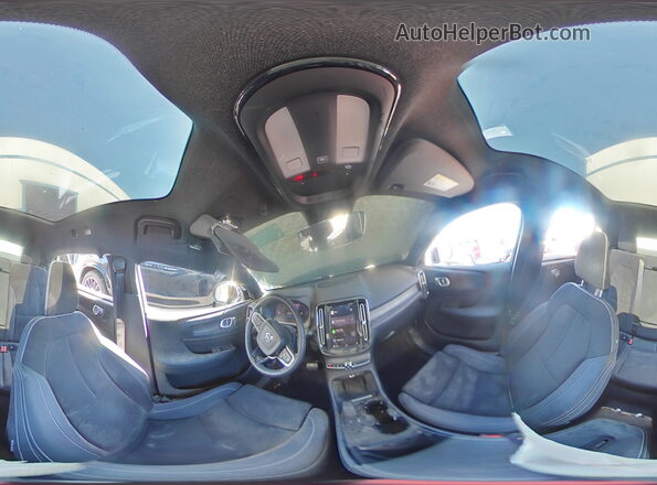 YV4ED3GM7P2041449 2023 VOLVO C40 Синий Панорамный вид салона 360°