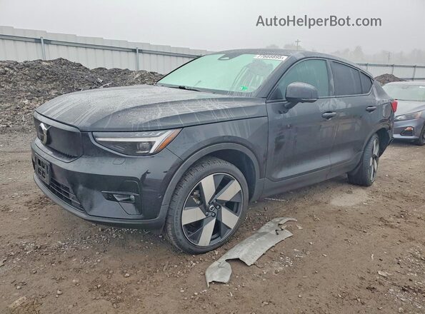 YV4ED3GM8P2067218 2023 VOLVO C40 Черный Передняя левая четверть