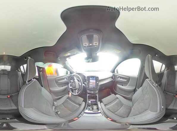 YV4ED3GM8P2067218 2023 VOLVO C40 Черный Панорамный вид салона 360°