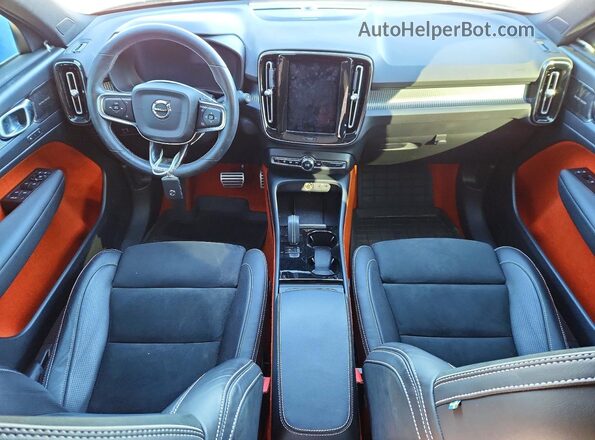 YV4ED3UR3M2567265 2021 VOLVO XC40 Black Widok deski rozdzielczej
