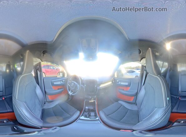 YV4ED3UR3M2567265 2021 VOLVO XC40 Black Widok naklejki z numerem VIN