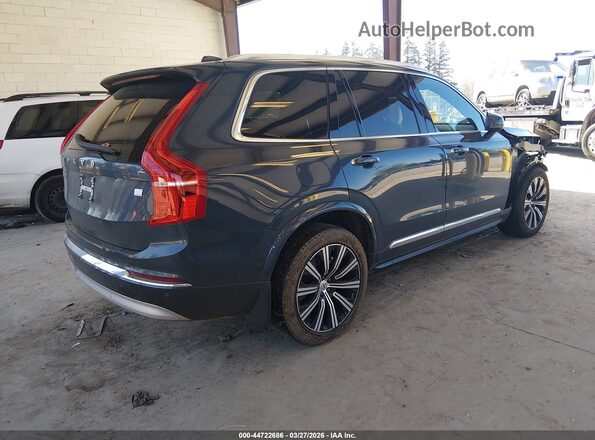 YV4H60CL0N1861362 2022 VOLVO XC90 RECHARGE PLUG-IN HYBRID Синий Задняя правая четверть