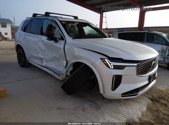 YV4H60PB8S1387741 2025 VOLVO XC90 PLUG-IN HYBRID White Delantero derecho