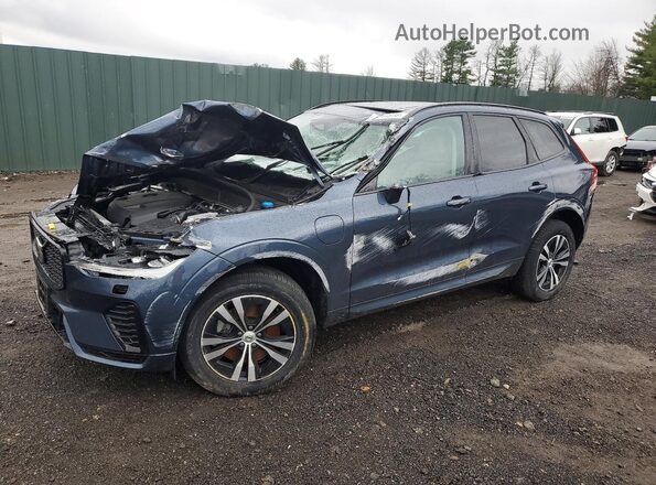 YV4H60RJ1S1018045 2025 VOLVO XC60 Синий Передняя левая четверть
