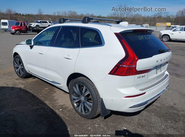 YV4L12RL4N1901681 2022 VOLVO XC60 Белый Задняя левая четверть