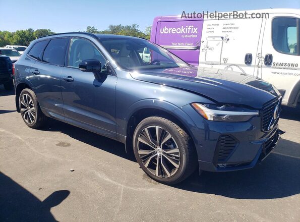 YV4L12RW9P1278118 2023 VOLVO XC60 Синий Передняя правая четверть